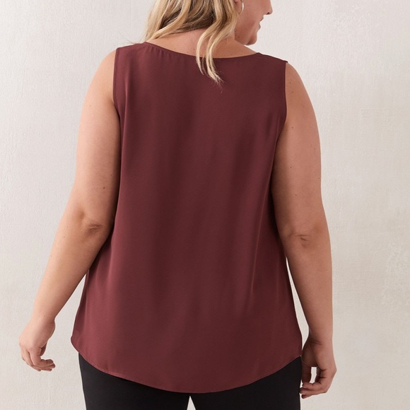 Sleeveless Blouse With Zipper Front NWTs - Picture 3 of 3
